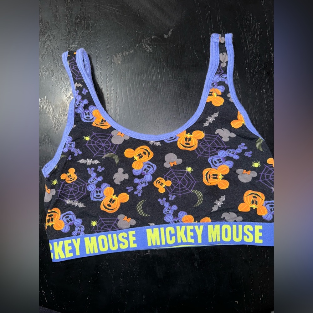 Halloween Mickey Mouse sports bra